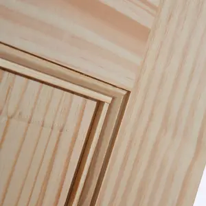 6 panel Unglazed Victorian Pine veneer Internal Clear pine Door, (H)1981mm (W)762mm (T)35mm