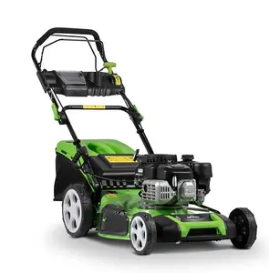 Dellonda Self-Propelled Petrol Lawnmower Grass Cutter 144cc 18"/46cm 4-Stroke