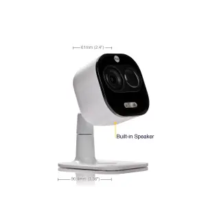 Yale All-in-One Wireless Outdoor Smart IP camera - White