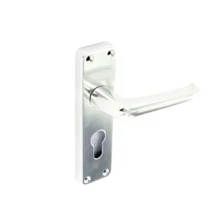 Securit Euro Door Handles Silver (One Size)