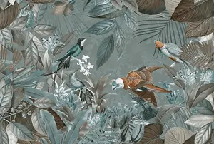 Tropical Jungle Digital Mural 400cm x 270cm