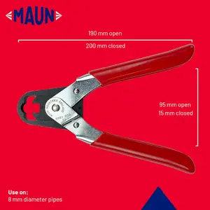 Maun Olive Cutter Plier Type Tool 8mm