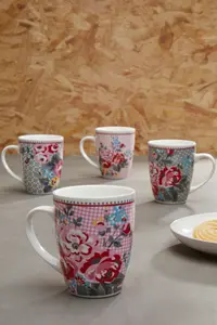 Maison by Premier Set Of Four Pippa Mugs