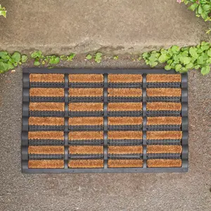 Nicola Spring Heavy Duty Scraper Door Mat - 60cm x 40cm