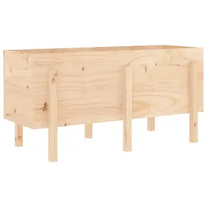 Berkfield Garden Raised Bed 121x50x57 cm Solid Wood Pine