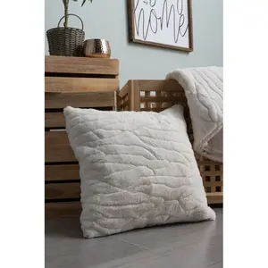 Alhaji Square Throw Cushion Cream