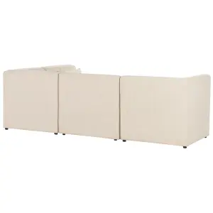 Sofa with Ottoman LEMVIG Light Beige Left Hand