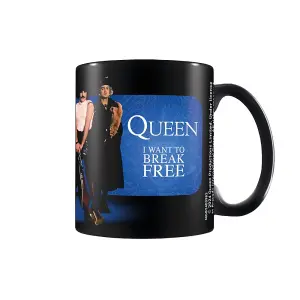 Queen I Want to Break Free 325ml Mug Black (One Size)