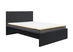 Birlea Oslo Double Bed Frame In Black