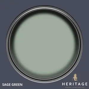 Dulux Trade Heritage Sage Green Matt Wall paint, 125ml Tester pot