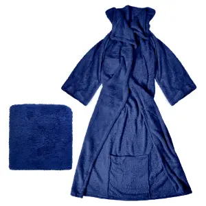 Snuggle 2 In 1 Wearable Blanket Navy