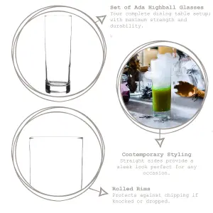 LAV - Ada Highball Glasses - 315ml - Pack of 6