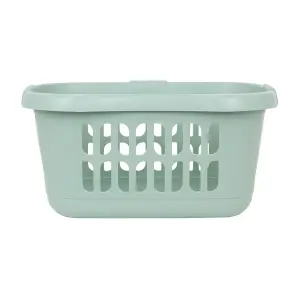 Wham 2 x Casa Plastic Hipster Laundry Basket Silver Sage