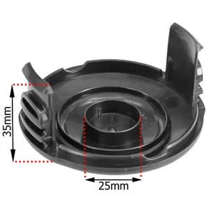 SPARES2GO Spool Line and Cover compatible with Qualcast GT2541 Strimmer Trimmer (5m, 1.5mm)