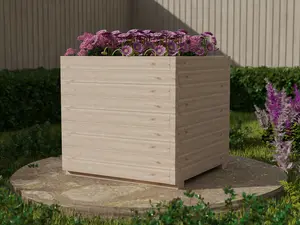 WoodyBloom1 Wooden Planter, 900x900x801