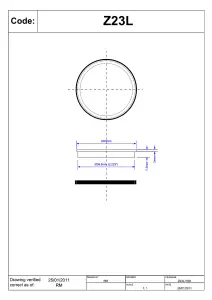 McAlpine Z23L 2" Surefit Blank Cap