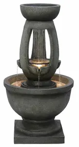 Aqua Creations Eastport Modern Bowls Mains Plugin Powered Water Feature