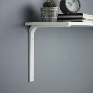 GoodHome Alchimy White Steel Shelving bracket (H)300mm (D)350mm