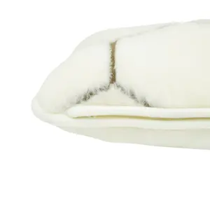 Cashmere Wool Pillow - Natural Hex