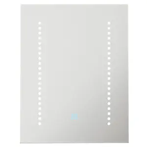 390 x 500mm IP44 LED Bathroom Mirror - Tunable White - Demister & Shaver Socket