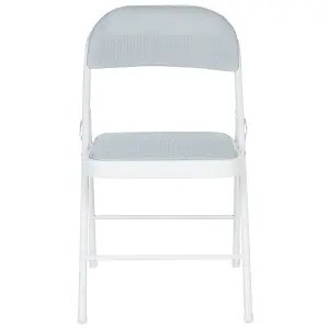 Set of 4 Chairs SPARKS Light Grey