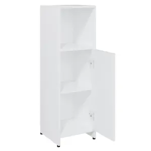 Berkfield Bathroom Cabinet White 30x30x95 cm Engineered Wood