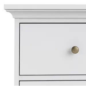 Paris Chest of 6 Drawers in White