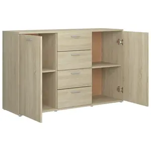 Andile 35.5Cm Wide 4 Drawer Sideboard Sonoma Oak