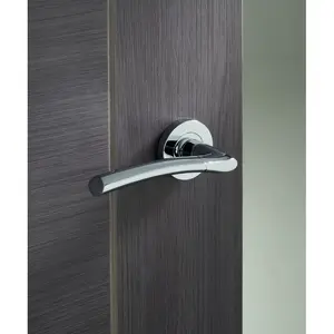 Single Dummy Door Handle Polished Chrome