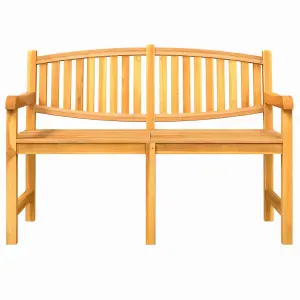 Berkfield Garden Bench 149.5x60x90 cm Solid Teak Wood