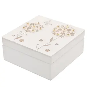 Sophia Glitter Butterfly Jewellery Box