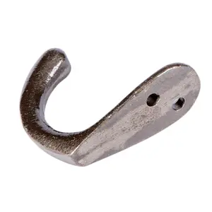 Hammer & Tongs - Single Robe Hook - W20mm x H45mm - Raw