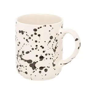 Siip Stoneware Splatter Black Mug