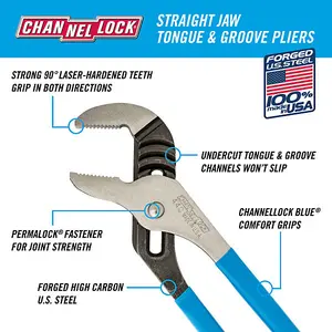 Channellock Tongue & Groove 12In Channellock Pliers