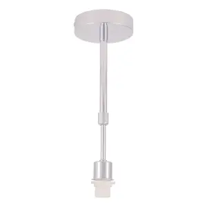 First Choice Lighting Set of 2 Staggered 3 Tier Grey Faux Silk Slub Fabric Ceiling Adjustable Flush Shade with Chrome Board Inner