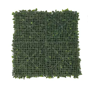 Artificial Plant Wall Panel Decoration Artificial Hedges Panels Leaf Lawn Wall Plant Greenery Panels 100x100 cm