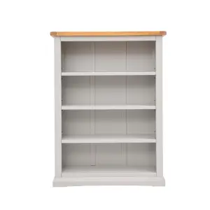 Loreo Light Grey Bookcase 120x90x25cm