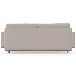 Jacquelyn 3 Seater Bouclé-Sofa Bed Toffee Grey