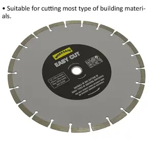 Premium Easy Cut Diamond Blade for Angle Grinders - 300mm Diameter with 20mm Bore