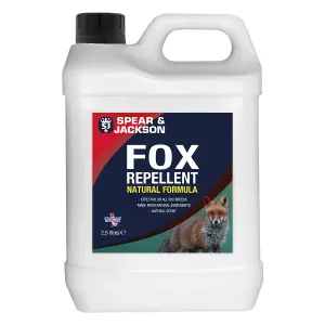 Spear & Jackson Fox Repellent 2.5L plus 500ml Trigger Spray - Multi Pack