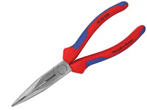 Knipex Bent Snipe Nose Side Cutting Pliers Multi-Component Grip 200mm (8in)