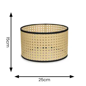 ValueLights Reni Cane Small Ceiling Pendant Lamp Shade