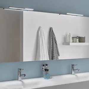 Luminosa Malaga LED Bathroom Wall Light 7W 5700K IP44 Chrome