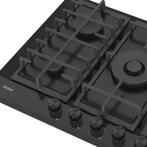 Haier Series 4 HAVG75HB 74.5cm Gas Hob - Black