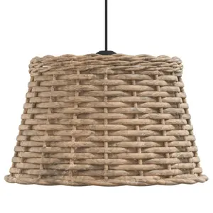 Chira Pendant Shade Brown / 23cm H x 38cm W x 38cm D