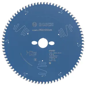 Bosch Professional Circular Saw Blade Expert for Aluminium - 254 x 30 x 2.8 mm, 80 Teeth