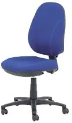 Realspace Jura Office Chair Basic Tilt Fabric Optional Armrest Blue 110 Kg 635 X 495 X 1,060 mm