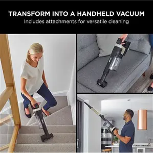 Shark Stratos IZ400UKT Pet Pro Model Cordless Stick Vacuum Cleaner With Anti Hair Wrap Plus & Clean Sense IQ, Charcoal Grey/Copper