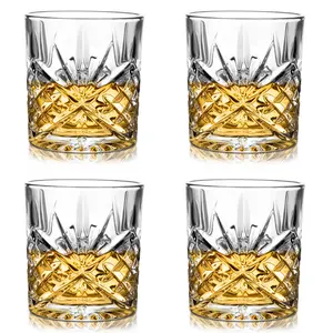 300ml Crystal Whiskey Glass Set (Set of 4)