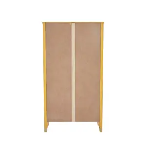 Palazzi Bookcase H127 W69 D25cm - Mustard